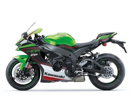 Мотоцикл KAWASAKI NINJA ZX-10R - Lime Green/Ebony/Pearl Blizzard White '2022